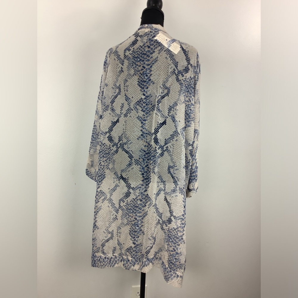 Karlie Snakeskin print cardigan one size chiffon - Picture 5 of 10
